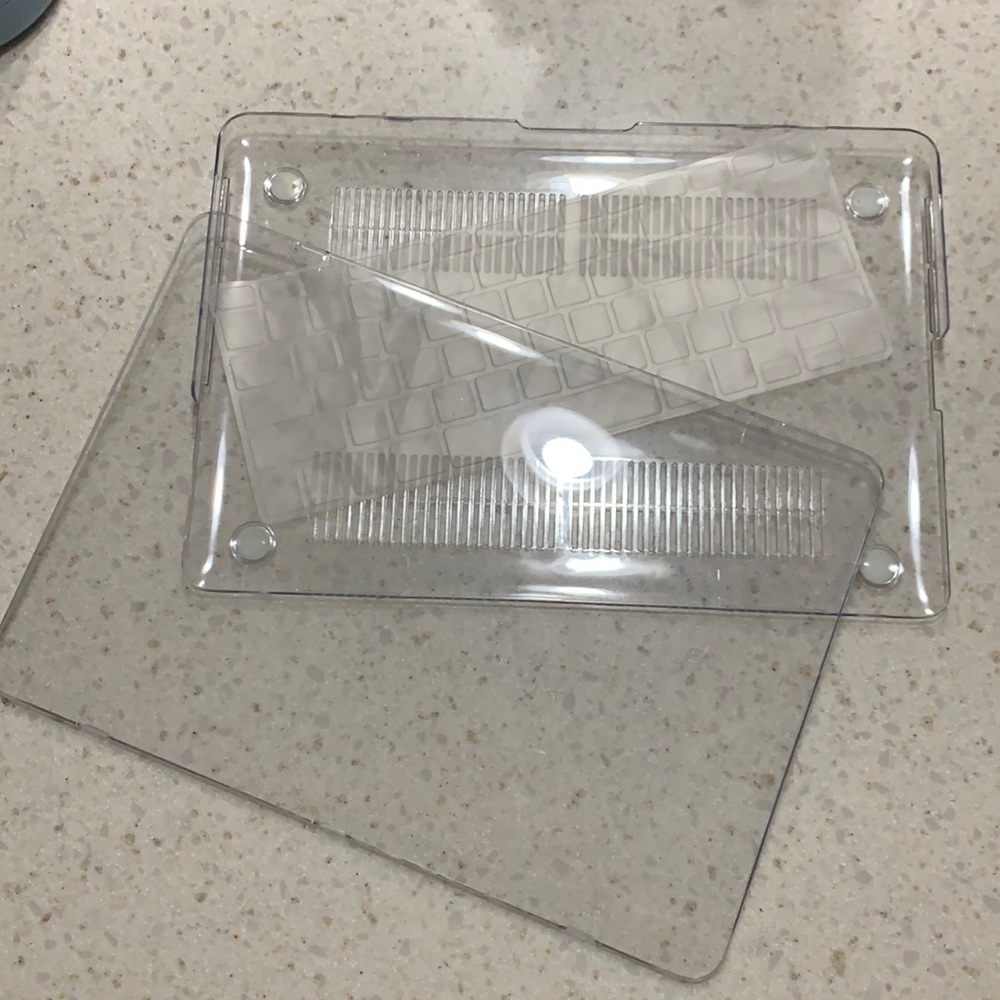 Clear laptop case
